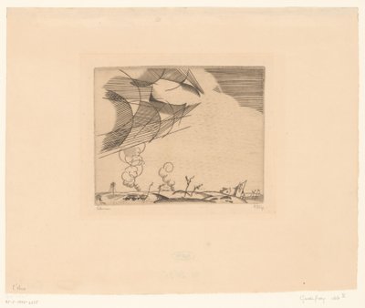 Landschaft mit Rauchschwaden von Jean Emile Laboureur (signed by artist)