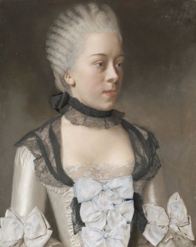 Wilhelmina Hillegonda Schuyt von Jean Etienne Liotard (signed by artist)
