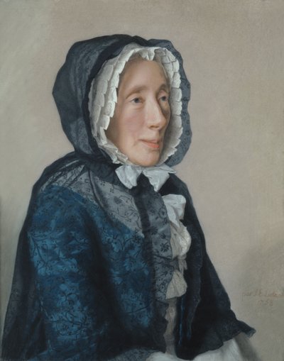 Porträt von Madame Tronchin, 1758 von Jean Étienne Liotard