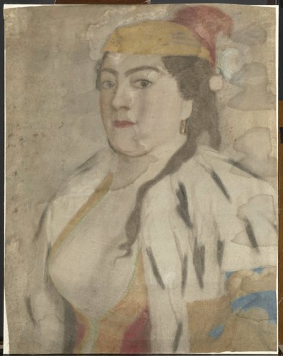 Porträt einer unbekannten Frau aus Istanbul von Jean Étienne Liotard