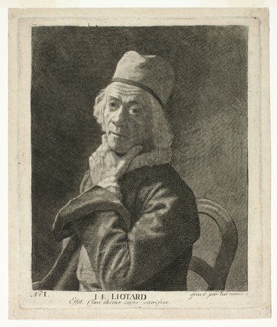 Das kleine Selbstporträt von Jean Étienne Liotard