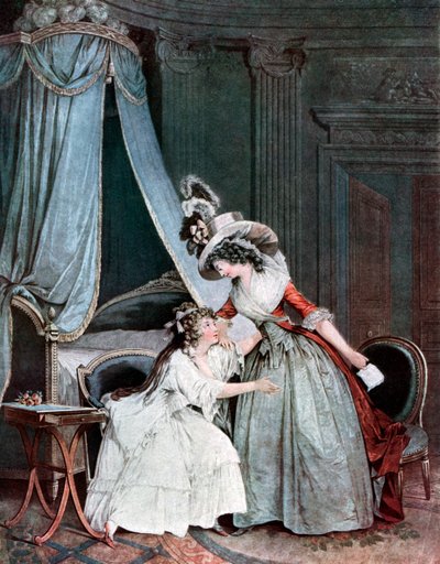 Die Indiskretion, 18. oder 19. Jahrhundert, 1905 von Jean Francois Janinet