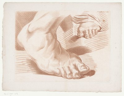 Zwei Füße von Jean Francois Janinet