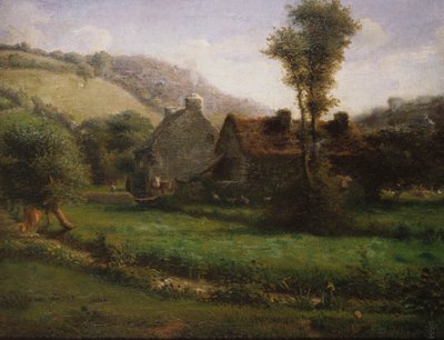 Hütte in einer Landschaft, c.1871 von Jean Francois Millet