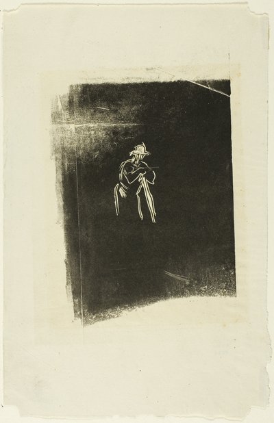 Mann, der sich auf seinem Spaten ausruht von Jean-Francois Millet