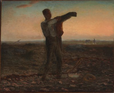 Das Ende des Tages, Abendstimmung von Jean Francois Millet