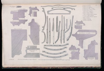 Tafel 12, Modelle von Louis XV Kutschen von Jean François Chopard