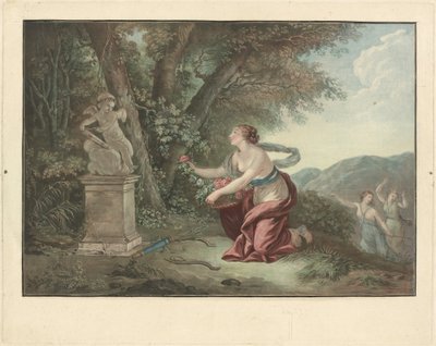 Opfergabe an die Liebe von Jean François Janinet after Jean Jacques Lagrenée II