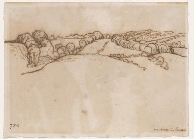 Umgebung von Cusset von Jean-Francois Millet
