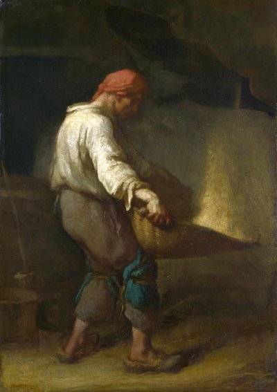 Un vanneur von Jean-Francois Millet