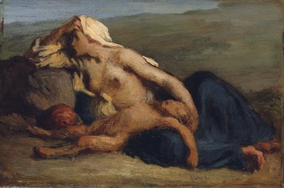 Hagar und Ismael von Jean-Francois Millet