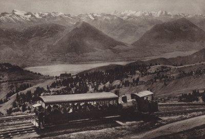 Bei Station Rigi Kulm von Jean Gaberell