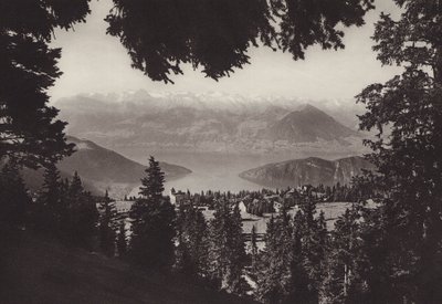 Rigi Kaltbad, Blick auf den Vierwaldstättersee von Jean Gaberell