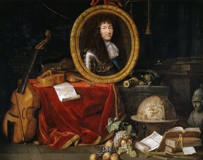 Allegorie auf Ludwig XIV., Beschützer der Künste und Wissenschaften von Jean Garnier