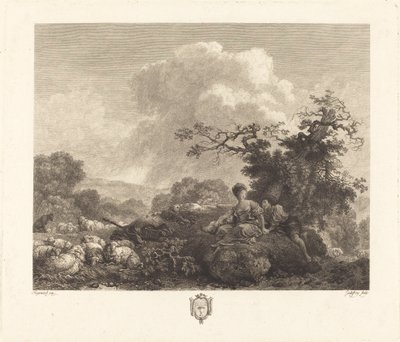 Annette im Alter von zwanzig Jahren von Jean Godefroy after Jean Honoré Fragonard