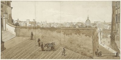 Ansicht von Rom vom Kapitol von Jean Grandjean