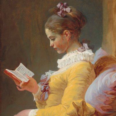 Lesendes Mädchen von Jean-Honore Fragonard