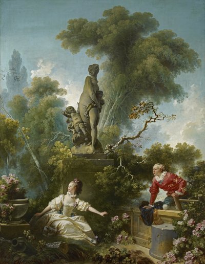 Der Fortschritt der Liebe: Das Treffen von Jean-Honore Fragonard