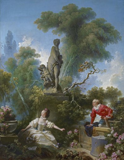 Der Fortschritt der Liebe: Das Treffen von Jean-Honore Fragonard