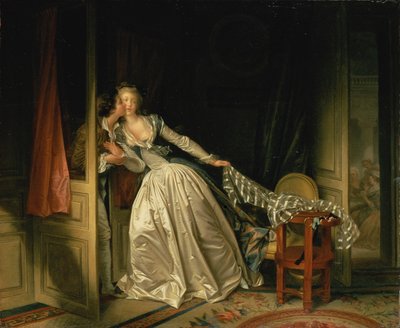 Der gestohlene Kuss von Jean Honore Fragonard