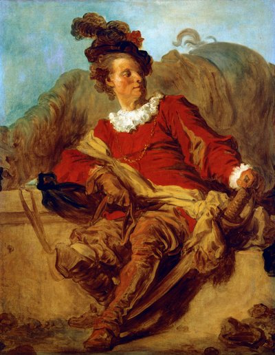 Abt von Saint-Non, in spanischem Stil gekleidet von Jean Honore Fragonard