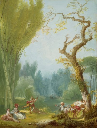 Reiterspiele von Jean Honore Fragonard