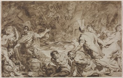 Das Begräbnis von Decius Mus, 1774 von Jean Honore Fragonard