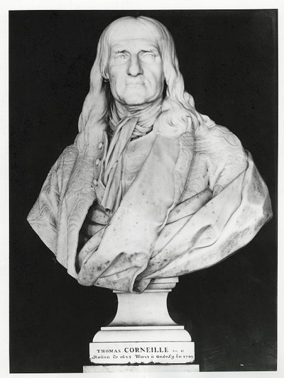 Thomas Corneille (Marmor) von Jean Jacques Caffieri