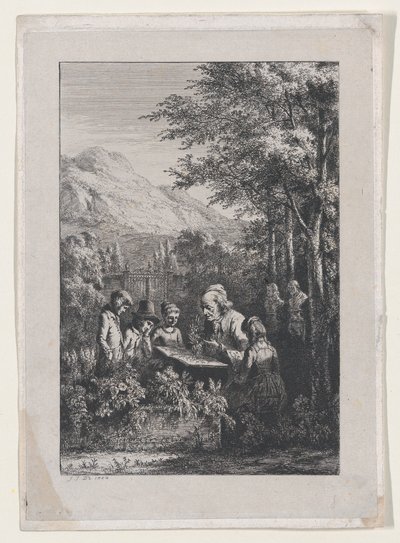 Die Botanikstunde, 1804 von Jean Jacques de Boissieu