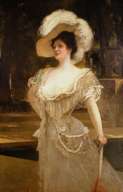 Ein Porträt von Mrs, 1901 von Jean Joseph Benjamin Constant