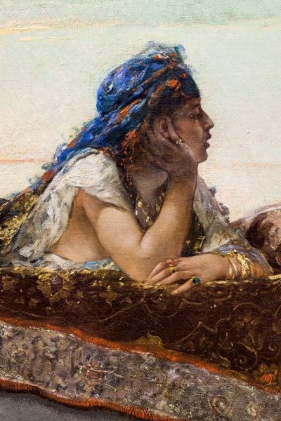 Abend auf den Terrassen (Marokko) von Jean Joseph Benjamin Constant