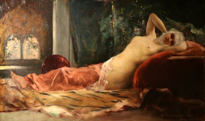 Odaliske von Jean Joseph Benjamin Constant