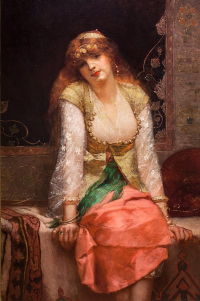 Orientalische Schönheit, vor oder um 1880 von Jean Joseph Benjamin Constant