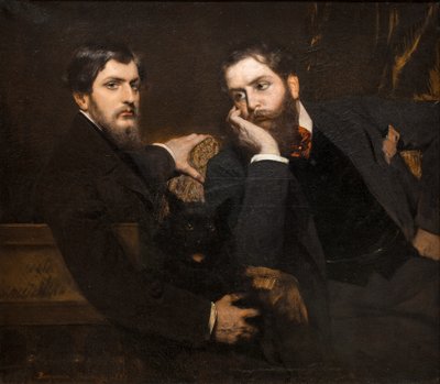 Porträt meiner zwei Söhne von Jean Joseph Benjamin Constant