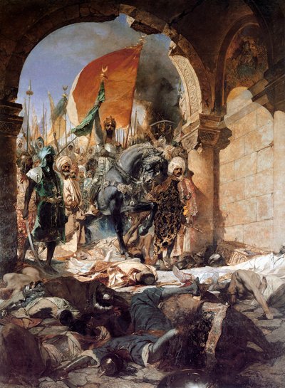 Der Einzug von Mehmet II. in Konstantinopel, 1876 von Jean Joseph Benjamin Constant