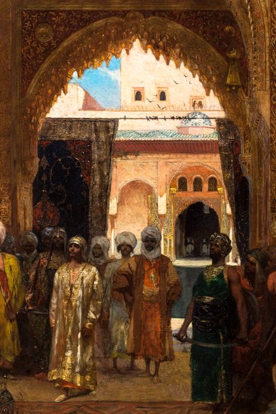 Der Tag nach einem Sieg in der Alhambra (Detail) von Jean Joseph Benjamin Constant