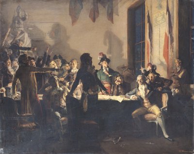 Die Nacht des 8. und 9. Thermidor, 27. bis 28. Juli 1794 von Jean Joseph Weerts