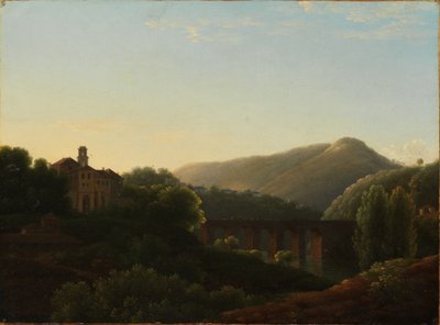 Die Brücke bei La Cava, Königreich Neapel von Jean Joseph Xavier Bidauld