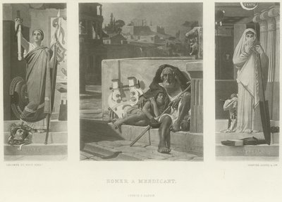Homer ein Bettler von Jean Jules Antoine Lecomte du Nouy
