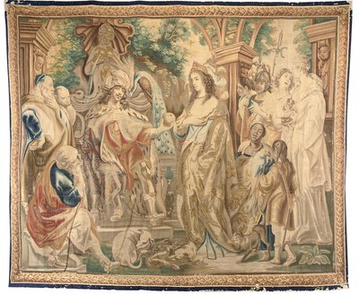 Brüsseler Wandteppich aus einem Satz von sechs von Jean Le and Eggermans Daniel II Clerc
