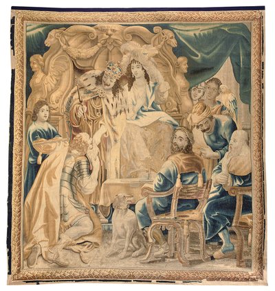 Brüsseler Wandteppich aus einem Satz von sechs, ca. 1650 von Jean Le and Eggermans Daniel II Clerc