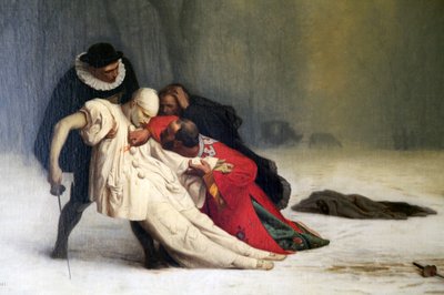 Duell nach einem Maskenball, 1857 von Jean Leon Gerome
