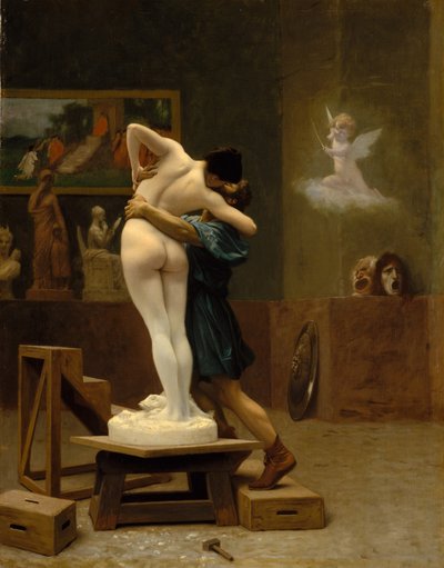 Pygmalion und Galatea, ca. 1890 von Jean Leon Gerome