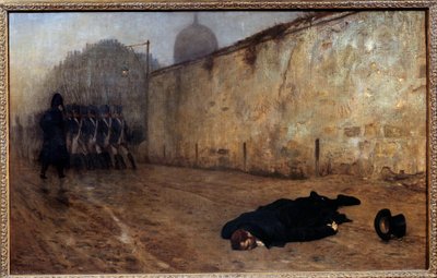 Die Hinrichtung des Marschalls Michel Ney am 7. Dezember um neun Uhr morgens von Jean Leon Gerome
