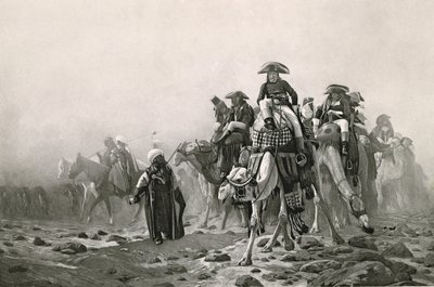 General Bonaparte in Ägypten, aus Eine Sammlung von Werken von Jean-Leon Gerome in 100 Photogravuren, 1881 von Jean Leon after Gerome