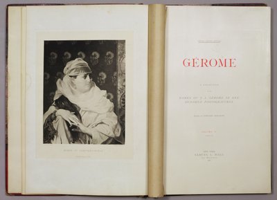 Frau von Konstantinopel, aus Eine Sammlung von Werken von Jean-Leon Gerome in 100 Photogravuren, 1881 von Jean Leon after Gerome