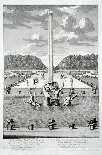 Brunnen mit Triton und Sirenen, Versailles von Jean Lepautre