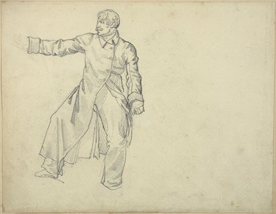 Studie eines Artilleristen von Jean Louis André Théodore Géricault
