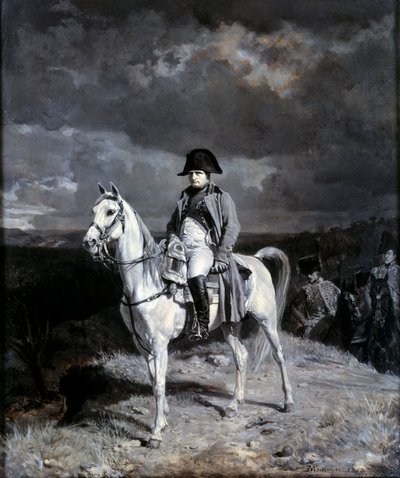 Reiterporträt von Napoleon I. (1769-1821) von Jean Louis Ernest Meissonier