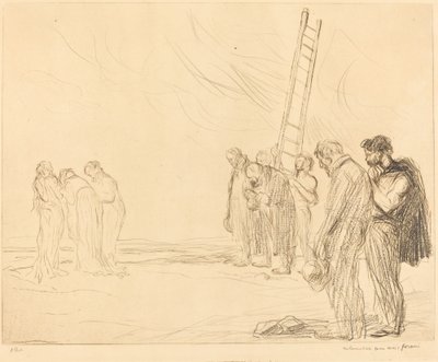 Kalvarienberg (zweite Platte) von Jean Louis Forain